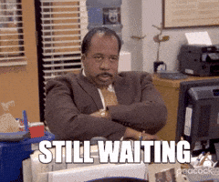 Still Waiting Office Tv GIF by The Office Still Waiting Office Tv GIF by The Office